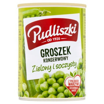 Groszek Konserwowy Pudliszki 400G