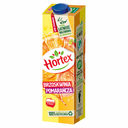 Hortex Napój Brzoskwinia Pomarańcza 1L