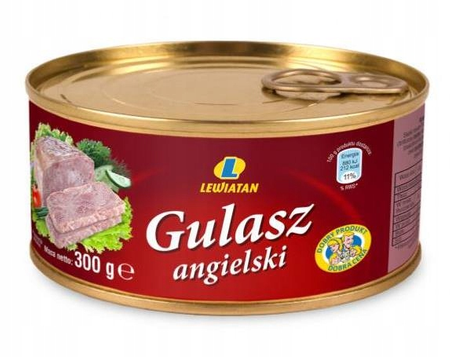 Konserwa Gulasz Angielski Lewiatan 300G