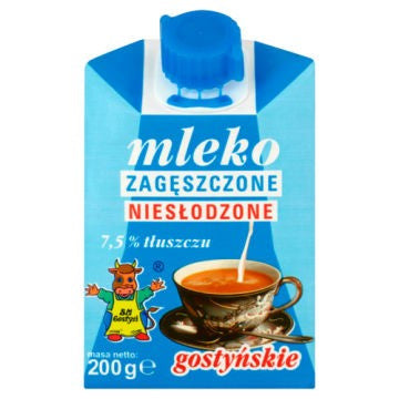 Mleko Zagęszczone Niesłodzone 7,5% 0,2L