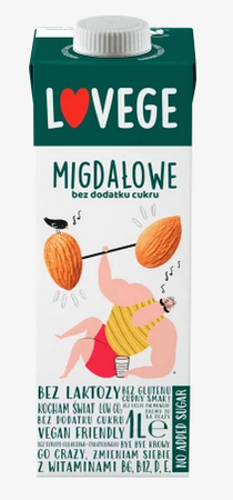 Napój Migdałowy Lovege bez cukru 1L