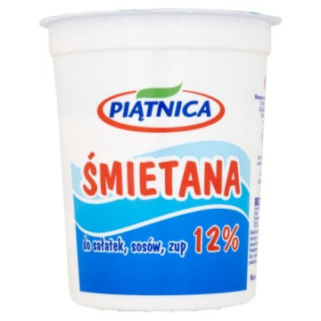 Śmietana 12% Piątnica 400G