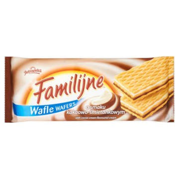 Wafle Familijne Kakaowo-Śmietankowe 180G