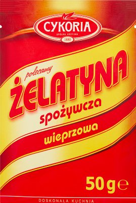 Żelatyna Spożywcza Wieprzowa 50G Cykoria