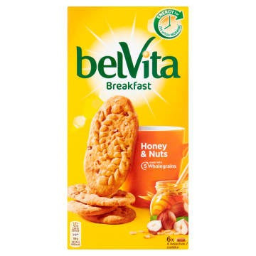 Ciastka Belvita Orzechy i Miód 300G