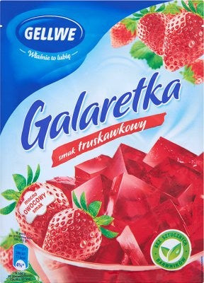 Galaretka Gellwe Truskawkowa 72G