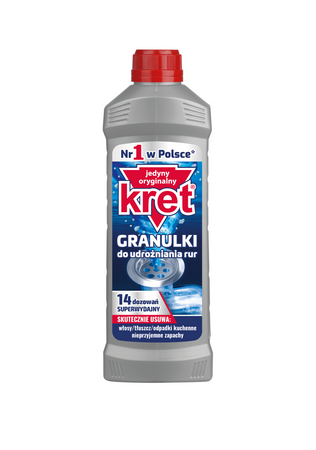 Granulki do udrożniania rur KRET 560g