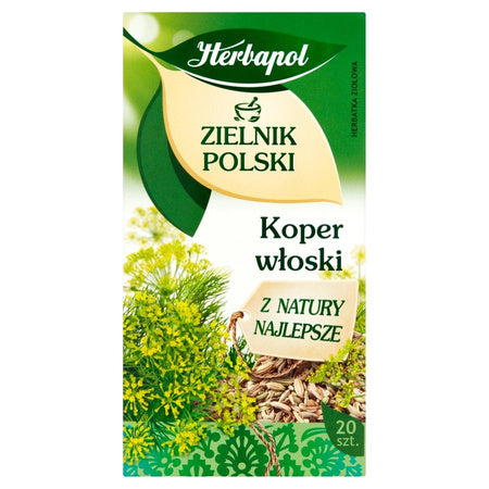 Herbapol Zielnik Polski Herbatka ziołowa koper włoski 40 g (20 x 2 g)