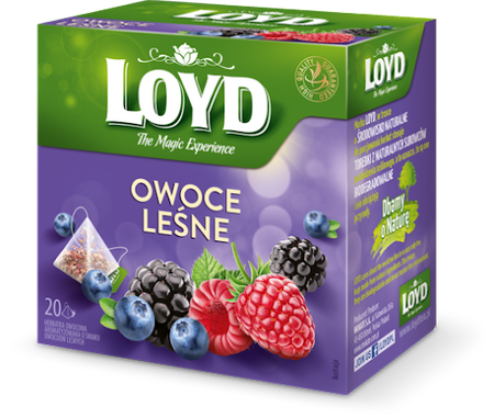 Herbata Loyd Owoce Leśne 40G (20 Torebek)