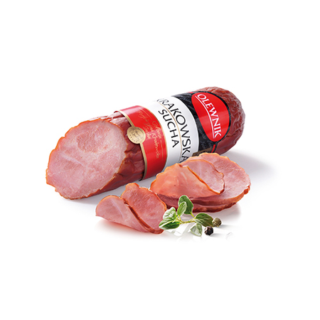 Kiełbasa Krakowska Sucha z Szynki Olewnik 255G