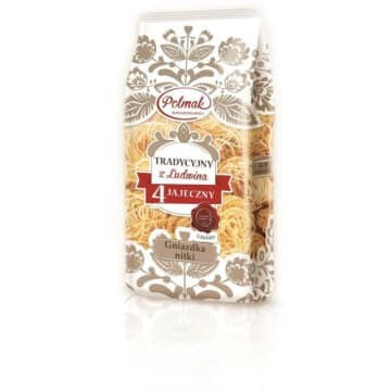 Makaron Polmak Tradycyjny 4-Jajeczny Gniazdka Nitki 500G
