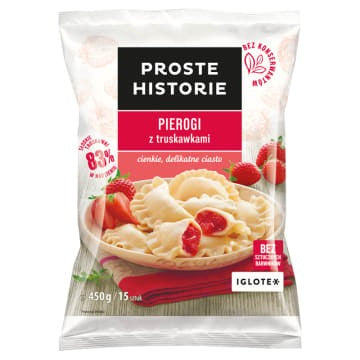 Pierogi z Truskawkami Proste Historie 450G