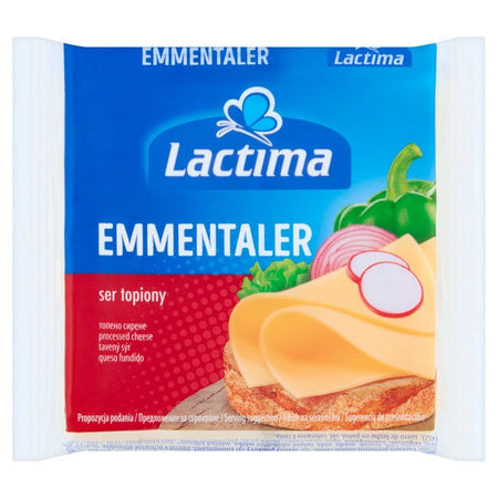 Ser Topiony Lactima Plastry Emmentaler 130G