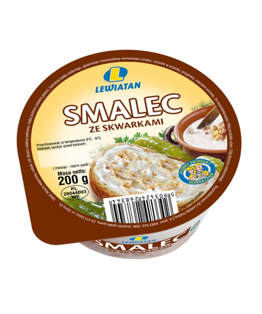 Smalec ze Skwarkami Lewiatan 200G