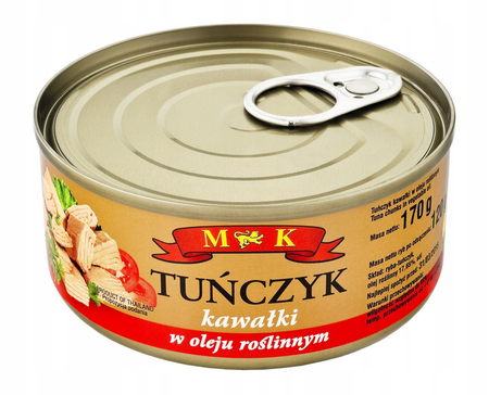 Tunczyk Kawalki w Oleju 170g Mk