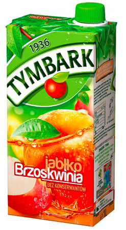 Tymbark Napój Jabłko-Brzoskwinia 1l
